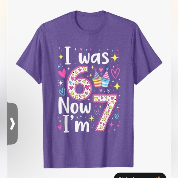 Tops - Adult small birthday shirt, new